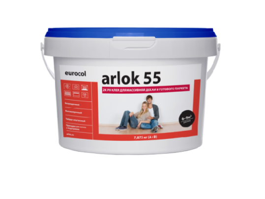 Arlok 55 - 2-К ПУ клей для массивной доски и готового паркета